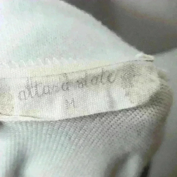 Altar'd State women's oversized white and gray star blouse dolman sleeve medium - Picture 5 of 6